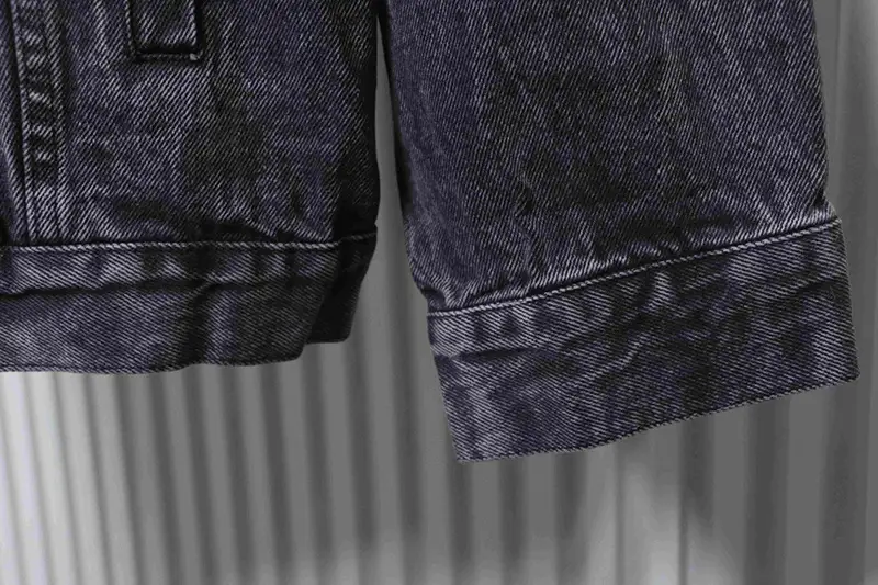 TbKicks Blcg Logo Rhinestone Denim Jacket