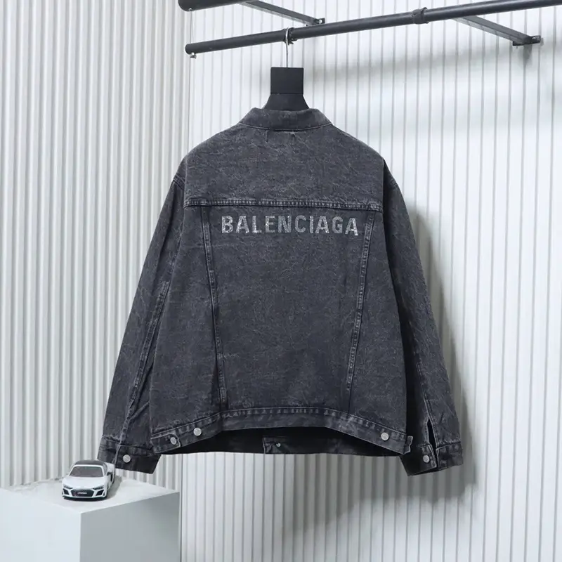 TbKicks Blcg Logo Rhinestone Denim Jacket