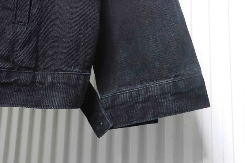 Blcg Sanskrit Eiffel Tower Logo Denim Jacket