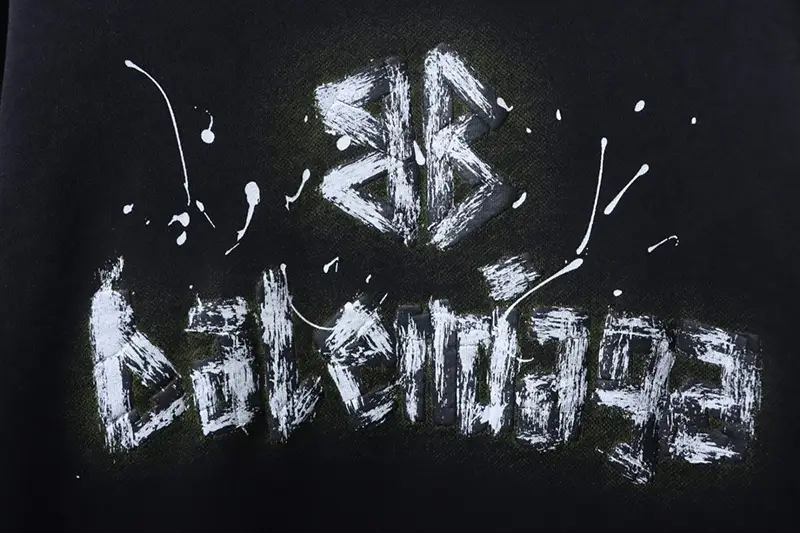 TbKicks Blcg Washed Hand-Painted Logo Sweatshirt