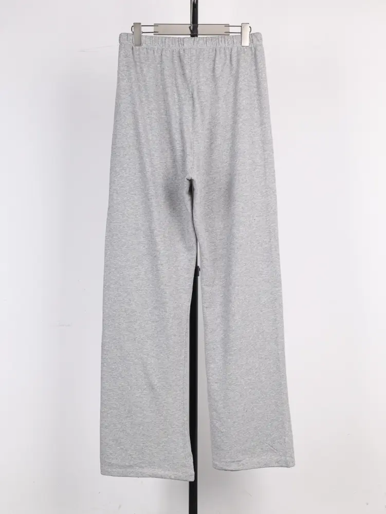 CH Flocked Texture Wide-Leg Trousers