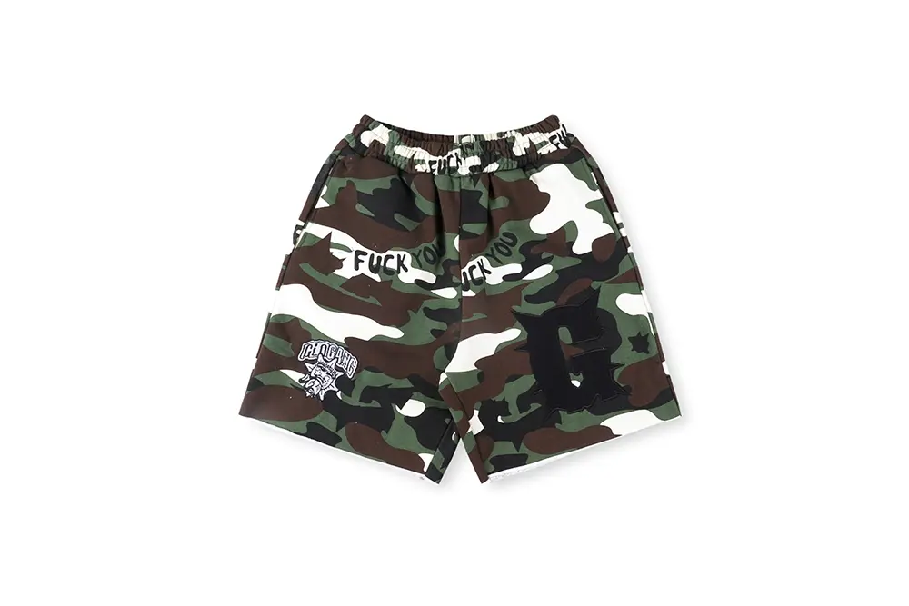 TbKicks Glo Gang F*ck You Shorts (Camo)