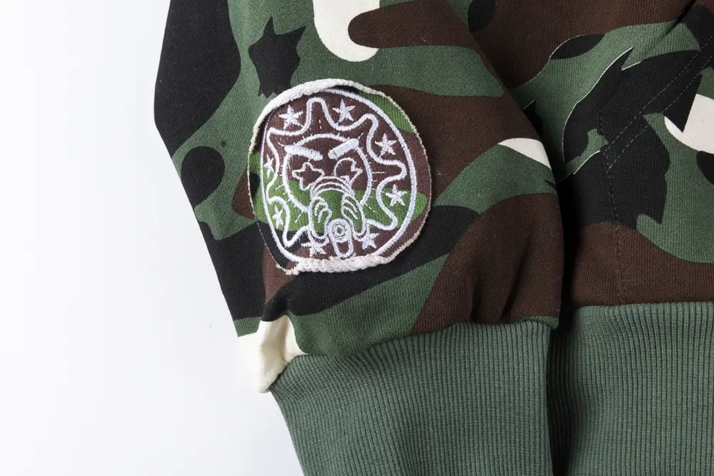TbKicks Glory Thorn Full Zip Green Camo Hoodie