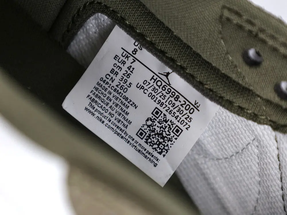 TbKicks Jordan 1 Low OG “Medium Olive”