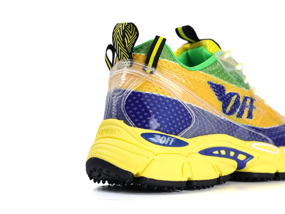 TbKicks OFF-WHITE Be Right Back Formula 1 Yellow Blue