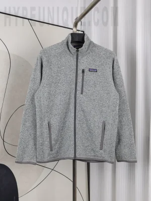 Patagonia Better Sweater Grey Version Front View