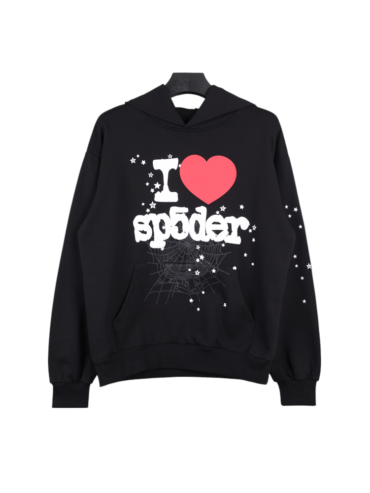 TbKicks Sp5der I Love Hoodie Heart