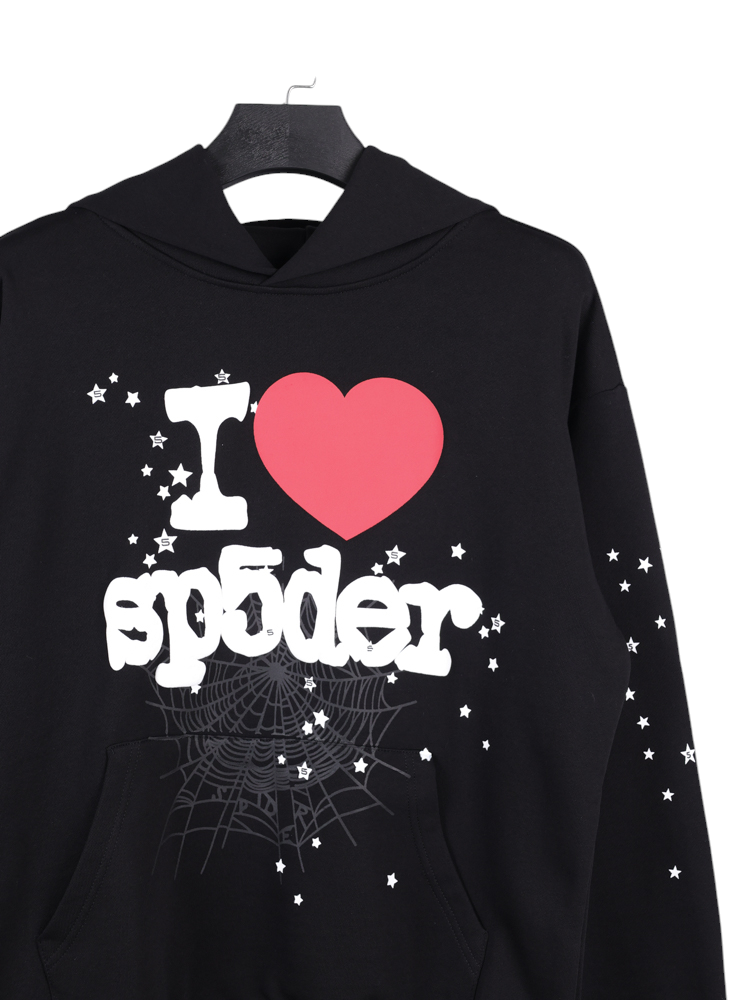 TbKicks Sp5der I Love Hoodie Heart