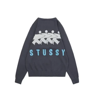 Stussy Surfer Sweater with Back Logo