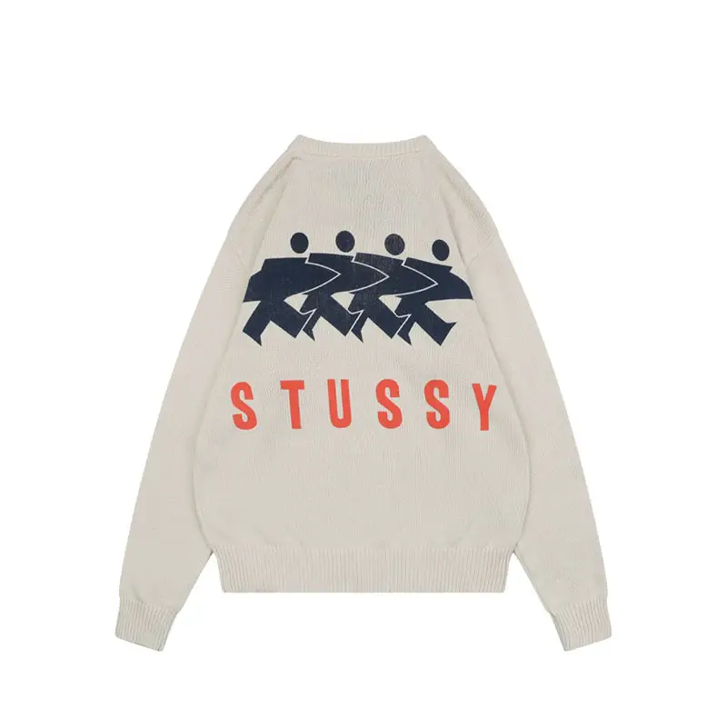 Lucysneaker Stussy Surfer Sweater with Back Logo