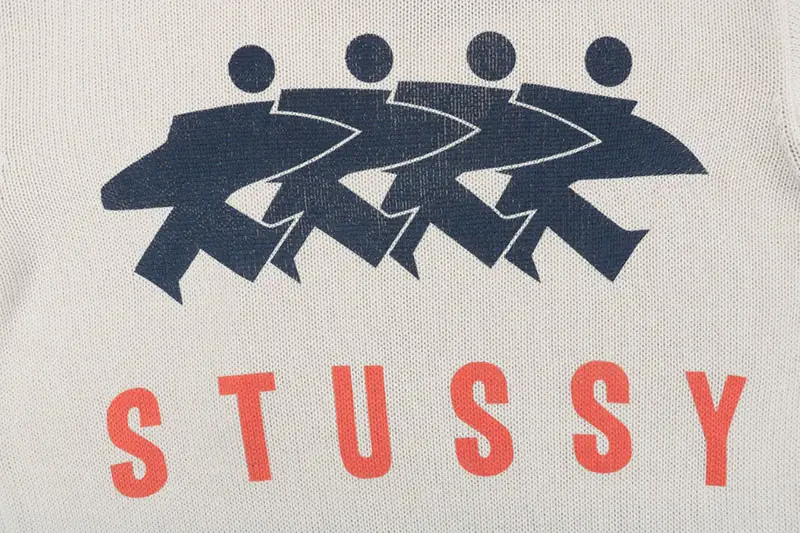 Lucysneaker Stussy Surfer Sweater with Back Logo