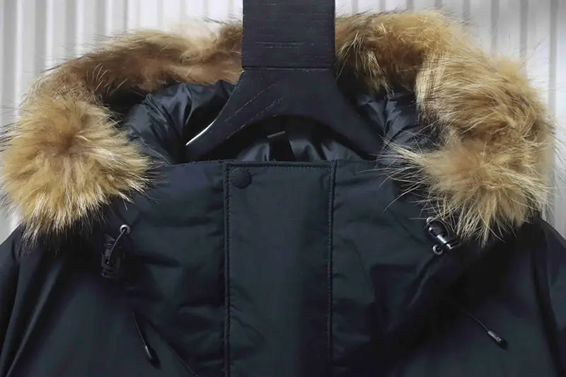 TbKicks TNF Limited Polar Collaboration Workwear Fur Collar Hooded Down Jacket