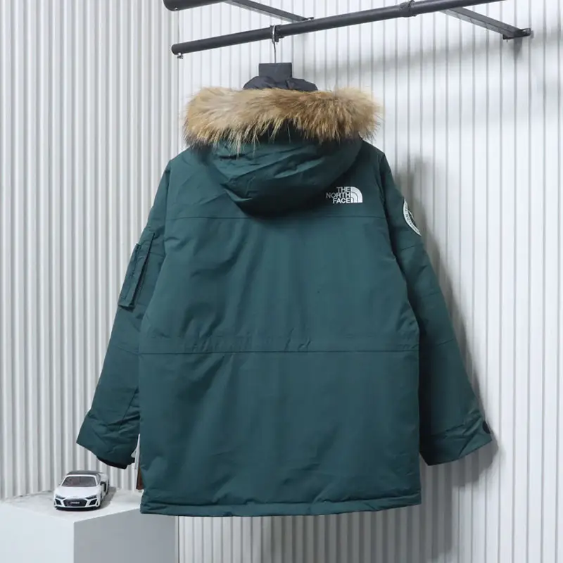 TbKicks TNF Limited Polar Collaboration Workwear Fur Collar Hooded Down Jacket