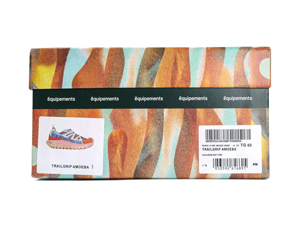 TbKicks Trailgrip Amoeba Orange Sneakers