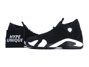 Jordan 14 Retro 'Black White' and Hypeunique brand photos